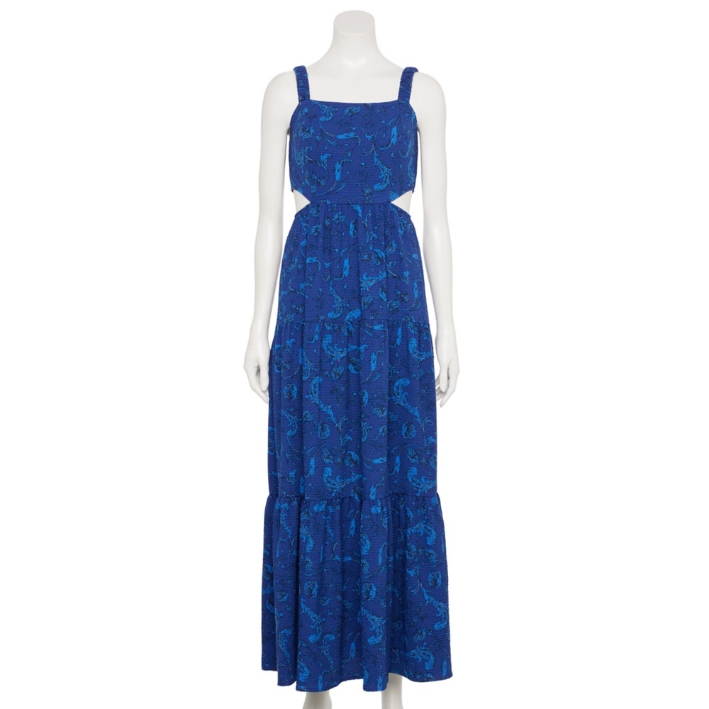 NWT Rewind Side Cut-Out Maxi Dress